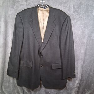 Brooks Brothers 346 Blazer 46L Sport Coat Jacket Wool Silk Linen Suit‎ Gray